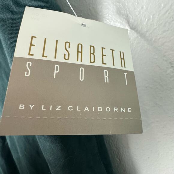 Elisabeth Sport Green High Rise, Straight Leg Pants Size 16 NWT - Picture 4 of 5